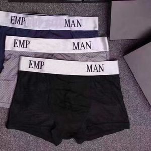 Mannelijke shorts bokser ademende mannen ondergoed katoenen heren briefs onderbroek voor sexy solide kleur korte broek merk stretch boksers slipje kerstcadeau by11