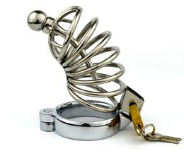 Nieuwe Collectie Mannelijke Rvs Cock Cage + Catheter Bondage Kuisheidsapparaat Seksspeeltjes SM Fetish Chastity Cage JJD0327