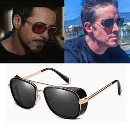 Lunettes De soleil Steampunk pour hommes, Tony Stark, Matsuda, rétro, Vintage, Uv400, Oculos De Sol2290377