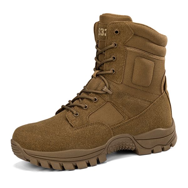 Bottes tactiques pour hommes en plein air homme bottes de neige antidérapantes hommes bottes militaires bottes de Combat du désert plate-forme chaussures de cheville pour hommes