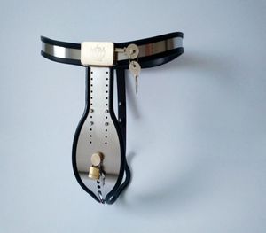 Mannelijke T -vormige kuisheid riem ondergoed roestvrijstalen kuisheidsapparaat met urethral katheter cock kooi anale plug seks speelgoed voor Men8496564