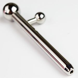 Acero inoxidable Prince Albert's Wand Uretral Piercing Penis Plug Tubo Hollow Tubo Sexo para hombres