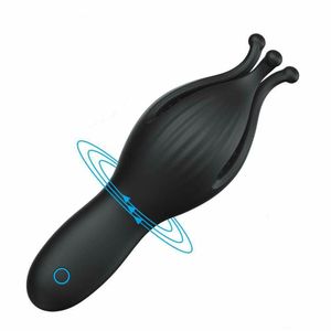 Vibromasseurs Vibromasseur masculin10 Modes de vibration Masturbateur masculin Masseur de gland G-Spot Adulte A987