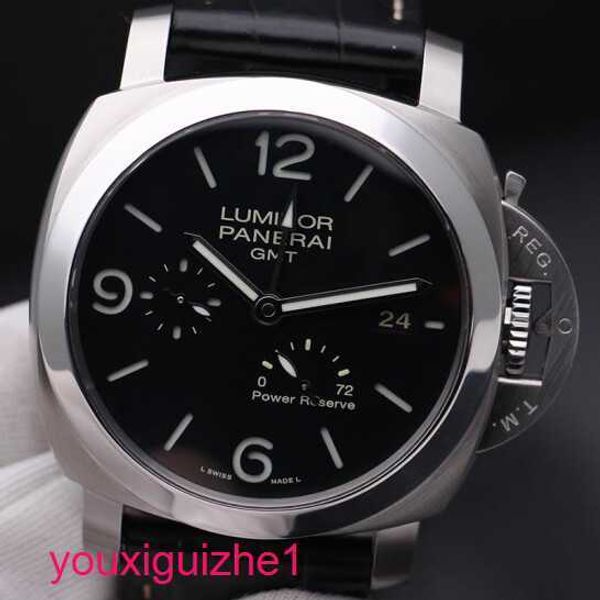 Montre de poignet mâle Panerai Luminor Series PAM00321 Automatique Mécanique pour hommes montre 44 mm montre une horloge de la montre Power Reserve Affichage