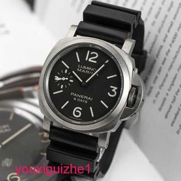 Montre au poignet masculin Panerai Mens Chronograph Watch Manual Mechanal 44mm Pam00564 Swiss Luxury Watch Pam00564