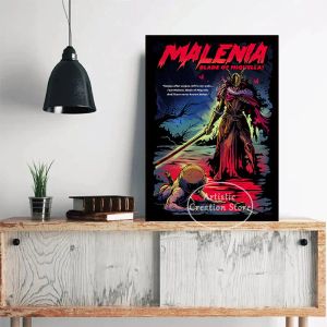 Malenia Blade van Miquella Margit Video Game Poster Print Canvas Wall Art Painting Pictures for Gamer Room Wall Home Decor Gifts