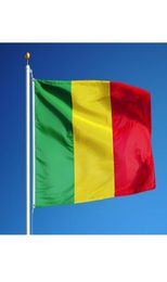 Mali drapeau 90x150cm Banner de drapeau rouge jaune vert 3x5 pi Country National Flags de Mali Any Style Style Polyester Printing1063623