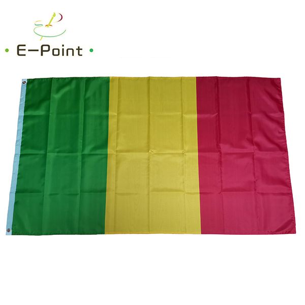 Drapeau du Mali Pays National 3 * 5ft (90cm * 150cm) Polyester Bannière Décoration volant maison jardin drapeaux