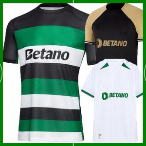 Sporting CP 24 25 25 Lisboa voetbalshirts Home Blue Lissabon Special Jovane Sarabia Vietto 2024 2025 Maillot Jersey Sporting Clube de voetbalshirt Mini Kids Kit