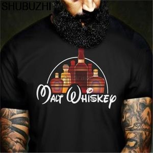 Malt Whisky T-Shirt noir hommes coton T-Shirt dessin animé T-Shirt hommes unisexe mode T-Shirt drôle hauts sbz152 220325