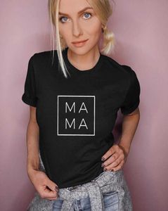 Mamá estampado a cuadros Mujer camiseta de verano Mom Life camisetas gráficas de manga corta regalo para madre Mujer Harajuku camiseta Camisas Mujer X069918054