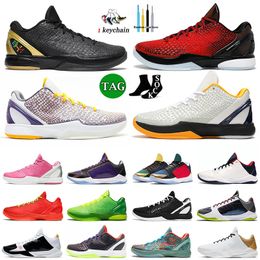 Mamba Zoom 5 6 Chaussures de basket-ball Protro Bruce Lee Et si Lakers Tucker Big Stage Chaos Rings Eybl Metallic Gold Grinch Jodens Forever Hommes Baskets Taille 46
