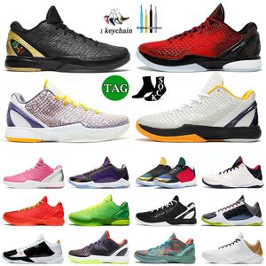 Mamba Zoom 5 6 Basketbalschoenen Protro Bruce Lee What If Lakers Tucker Big Stage Chaos Rings Eybl Metallic Gold Grinch Jodens Forever Heren Sneakers Maat 46