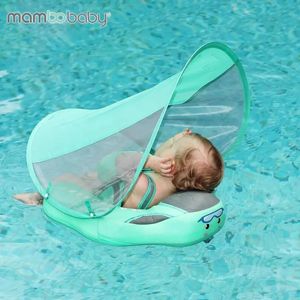 Mambobaby bébé flotteur couché anneaux de natation taille infantile anneau de bain enfant en bas âge formateur bouée non gonflable accessoires de piscine jouets 240322