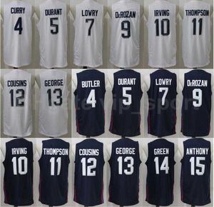 Homme 2016 US Jersey Dream Team Basketball 4 Jimmy Butler 5 Kevin Durant 10 Kyrie Irving Paul George Carmelo Anthony DeMar DeRozan