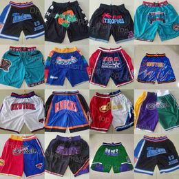 Man Basketball Just Don Sport Shorts mit Tasche Reißverschluss Giannis Antetokounmpo Jogginghose Kordelzug elastische Taille Devin Booker Wear Hip Pop RJ Barrett Hose