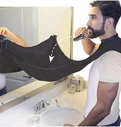 Delantal de baño para hombre, delantal para Barba, soporte para maquinilla de afeitar, recogedor de barba, impermeable, paño Floral, Protector de limpieza para el hogar 5789932