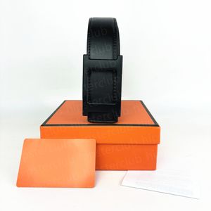 man riem heren designer riemen dames riem zakelijke vrije tijd mode riem legering legering grote letter gespoed lederen heren riem vrouw tailleband met oranje doos