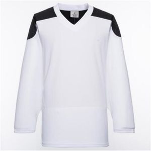 Homme Blank Ice Hockey Jerseys Uniformes En Gros pratique Hockey Shirts Bonne qualité 020
