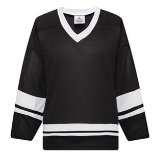 Maillots de hockey sur glace vierges pour hommes Uniformes chemises de hockey de pratique en gros Bonne qualité 02