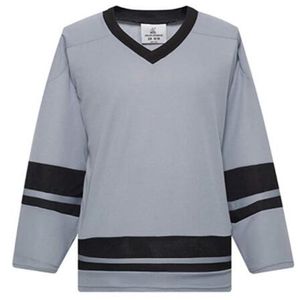 Maillots de hockey sur glace vierges homme Uniformes chemises de hockey de pratique en gros Bonne qualité 04