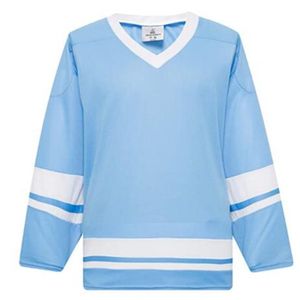 Maillots de hockey sur glace vierges pour hommes Uniformes chemises de hockey de pratique en gros Bonne qualité 08