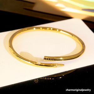 Nagelarmbandontwerper voor vrouw man armband Designer Nagelarmbandontwerper Desinger Jewelry Luxury Gold Bangle Gold Bangle armbanden Bangle Silver Luxe
