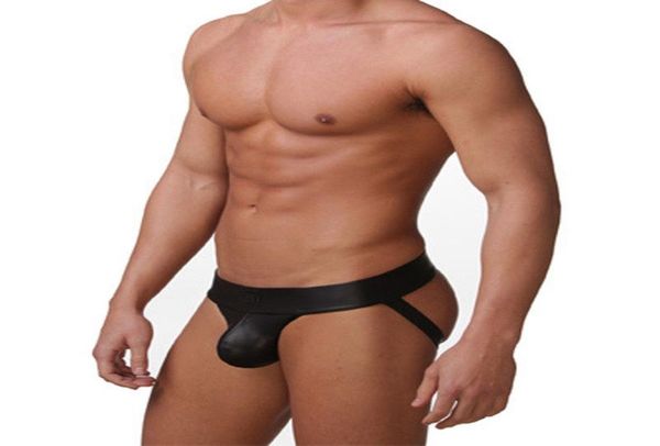 Breve breve rojo breve para hombre brevemente sexy sexy para hombre de masculina machos ropa interior sintética correa de cuero ropa interior resumen erótico negros 58417776