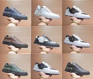 man casual schoenen luxe designer merk heren P-jurk schoen lage trainer sneakers maat 38-45