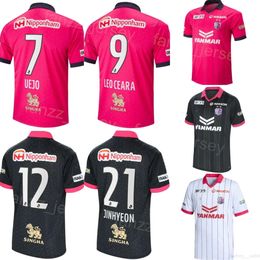 Man Cerezo Osaka 9 Pereira Soccer Jerseys 2023 24 Club Team J1 League 38 Kitano 25 Okuno 19 Tameda 7 Uejo 8 Kagawa 11 Coux Kits de football Kits Uniforme Black White