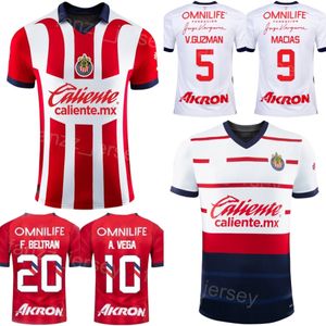 Man Chivas de Guadalajara 14 MARIN voetbalshirt 2023 24 Club Team BELTRAN PADILLA GONZALEZ OROZCO SEPULVEDA MOZO 25 ALVARADO GUZMAN CALDERON voetbalshirtsets