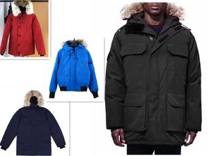 Winter donsjas Echt wolfsbont donsjack heren Nieuwe collectie Sale Heren ganzendonsjack Winterjas Parka Sale Met Outlet 4 model om uit te kiezen