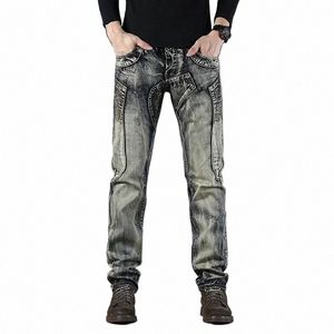 Man Cowboy Broek Retro Broek Jaren '90 Streetwear Heren Jeans Rechte Motorfiets Laagbouw Harajuku Luxe Normale Xs Koreaanse Stijl O8aP#