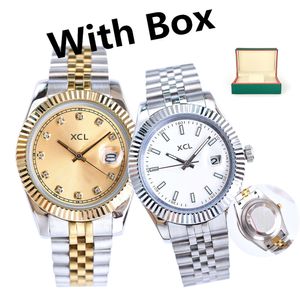 Homme Designer Automatic Mechanical Watches 36 / 41mm en acier inoxydable Lumineux étanche 28/31 mm Femmes de montre de style Couples Classic Wrists Montre de Luxe
