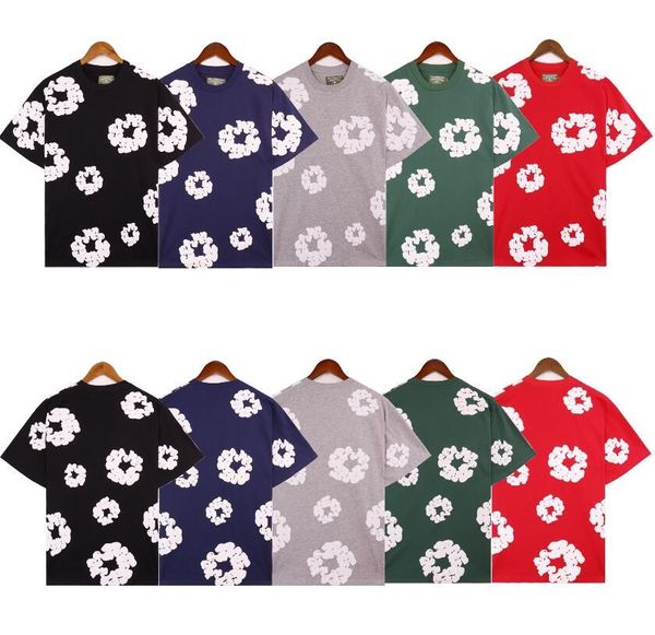 Homme Designer Shirt Homme T-shirt Floral Mens Sportswear Football Shirt Tshirts Summer Sleeves Tee Shirt Luxe Femme Shirt Designer T-shirt Designer Men