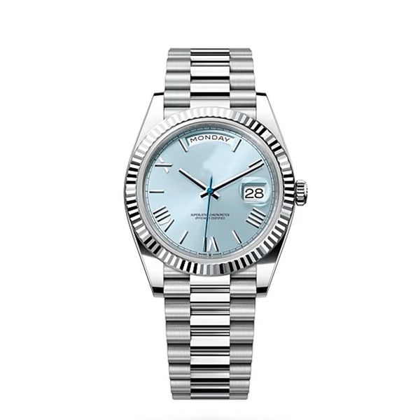 Hombre Relojes de pulsera de diseño Relojes de lujo Reloj automático 41 mm 36 mm Hebilla deslizante de acero inoxidable completo Reloj de natación para dama Zafiro Luminoso Regalo de pareja a prueba de agua