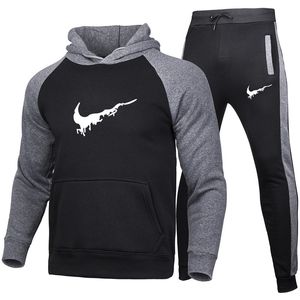 Man Ontwerpers Kleding 2021 Heren Winter Trainingspak Hoodies Broek 2 Delige Sets Outfit Suits Hoge Kwaliteit Flarge Size Jas truien