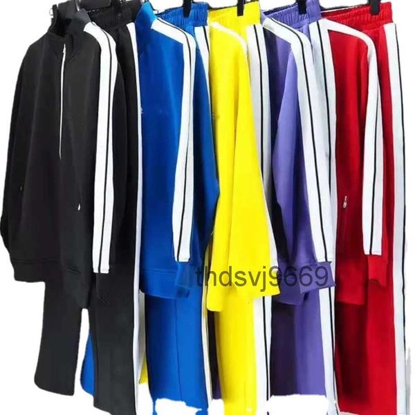 Hombre Diseñadores Ropa Palm 2024 Mens Angels Chándal para mujer Cardigan Pantalones Hombres Ropa Deporte Sudaderas Parejas Traje Casual Ropa deportiva Acrílico Algodón A15 4QOK