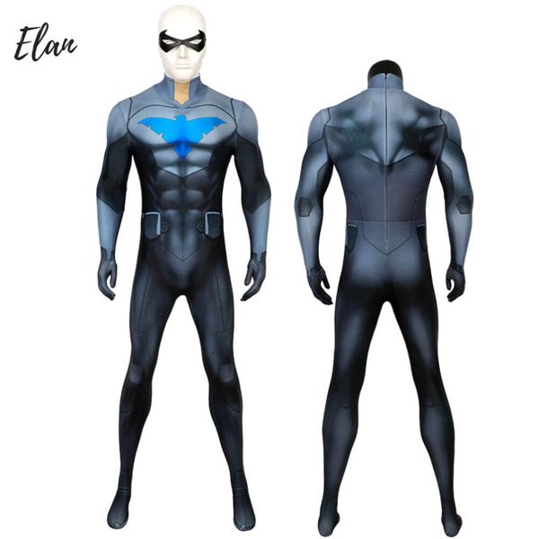 Homme Dick Cosplay Costume déguisement Dick Cosplay combinaison 3d imprimé Halloween Spandex body Zentai Outfitcosplay