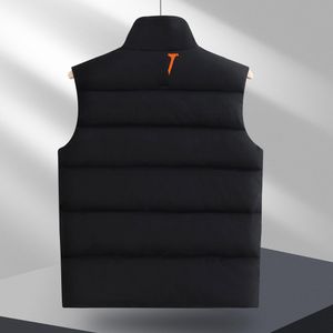 Man donsvest grijs Burnerry heren designer lichtgewicht donsvest jas Klassiek jasje Hiver-modus gilet Borduurborstbadge Warm bedrukte badges Winteroverjas