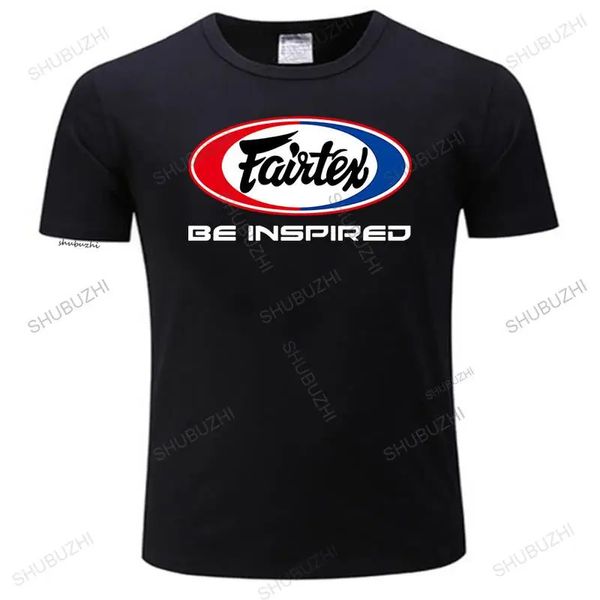 homme marque de mode été t-shirt Fairtex Be Inspired couleur unie T-shirt homme coton t-shirt décontracté chemise à manches courtes hauts 240106