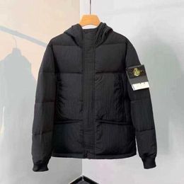 Homme veste vers le bas Parkas manteaux doudounes Bomber hiver manteau à capuche outwear hauts coupe-vent taille asiatique M-2XL dz