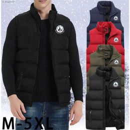 Homme veste hiver coupe-vent sans manches gilet à glissière mâle automne gilet Streetwear chaud poche manteau décontracté Jott imprimer gilets 220112618933