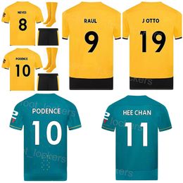 Man Kids Club Soccer 11 Hwang Hee-Chan Jersey Set 8 Ruben Neves 17 Goncalo Guedes 32 Leander Dendoncker 9 Raul Jimenez 1 Jose Sa voetbalshirtkits 2022 2023 FC Langdui