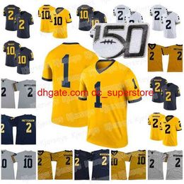 Man Kids Custom College Football 2 Shea Patterson Jerseys Michigan Wolverines 18 Brandon Peters 83 Zach Gentry Grant Perry Tom Brady