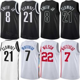 Heren Kinderen Bedrukte Basketbal Noah Clowney Jerseys 21 Dariq Whitehead 7 Jalen Wilson 22 Dennis Smith Jr. Mikal Bridges 1 Cameron Johnson 2 Dorian Finney-Smith 28 Overhemd