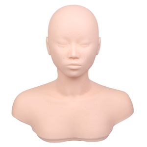 Tête de Mannequin homme avec modèle d'épaule lavage du visage gestion de la peau Salon de beauté