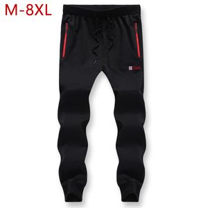 Man oversized broek kleding grote maat herfst casual merk klassieke rechte losse joggers broek mannelijke plus size 6XL 7XL 8XL 210518