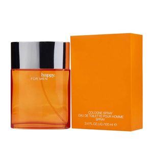 Perfume para hombre, spray masculino, 100ml, Happy for Men, EDT, nota aromática cítrica, edición más alta, olor vibrante, regalos de Navidad