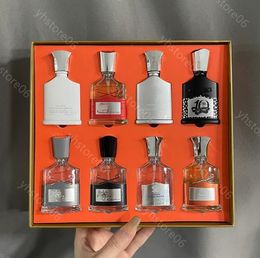 Man Parfum Set 15 ml 8-delige pak Mannelijke Spray Exquise Gift Box met mondstuk Highedt Edition voor elke huid Topkwaliteit